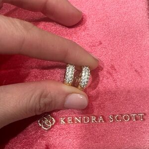 Kendra Scott Gold and Silver Sparkle Earrings